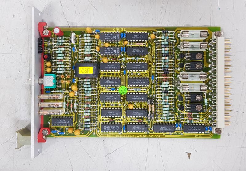 19" Einbaurack mit Einschubkarten und Mutterkarte, Zählerkarte, Filter, Förderstellenplatine