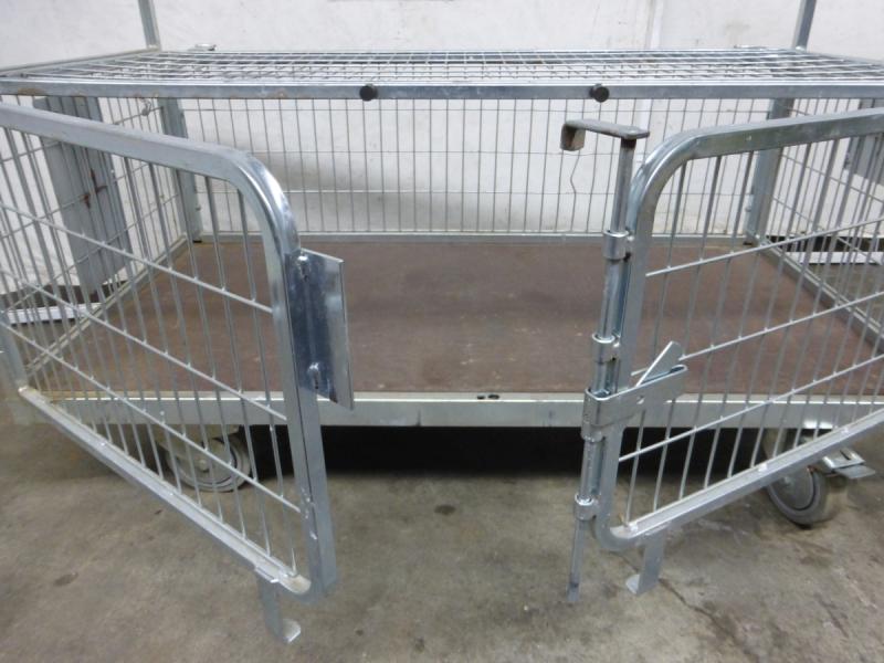 Transportwagen, Kastenwagen, Gitterrollwagen, Rollbehälter, Rollcontainer