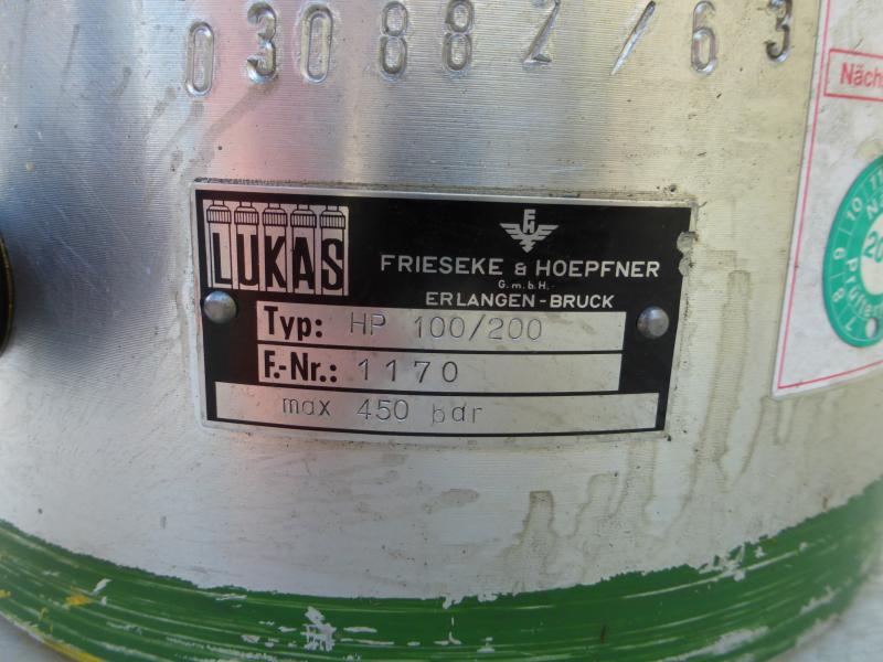 Einfachwirkender Leichtmetallzylinder mit Federrückzug, Hydraulikstempel, Hydraulikzylinder, Lukaszylinder, Maschinenheber