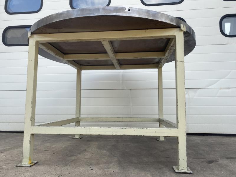 Runde Aufspannplatte mit T-Nuten, Aufspanntisch