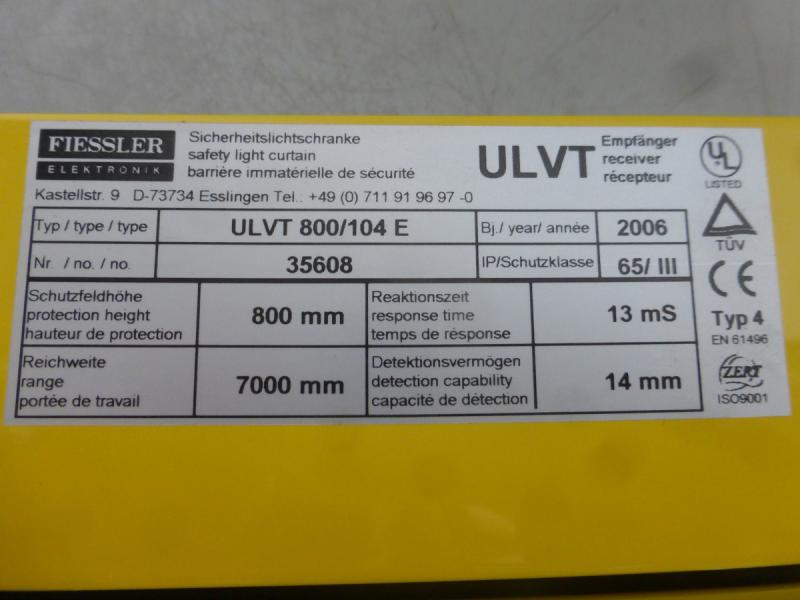 Mehrstrahl- Sicherheits- Lichtschranke