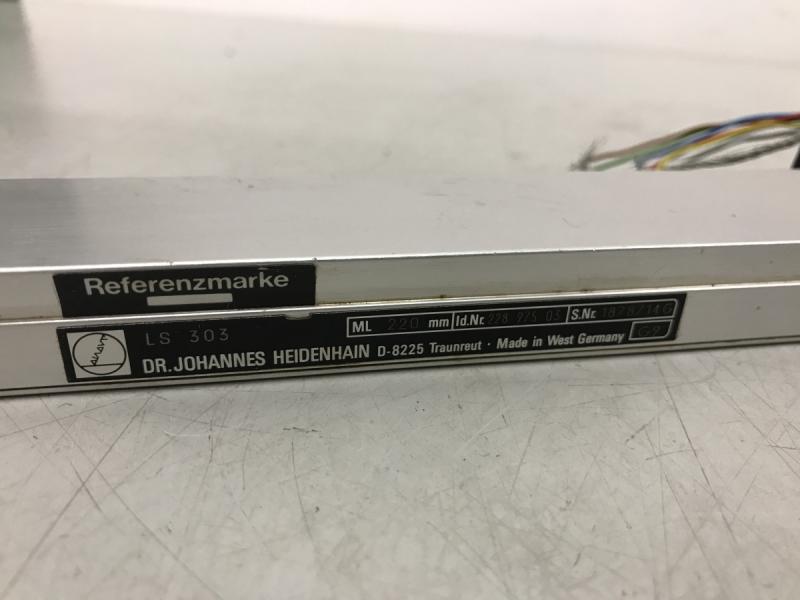 Glasmaßstab, inkrementales Längenmesssystem, Linear Scale, Maßstab mit Glaslineal für Positionsanzeige ohne Stecker