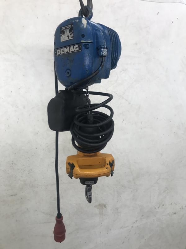 E-Kettenzug, Kran mit Einhandbedienung, Manulift 125 kg