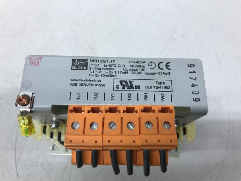 3 Phasen Motordrossel, Drehstrom-Drosselspule, EMV-Filter,  Netzdrossel, Drossel, Netzfilter