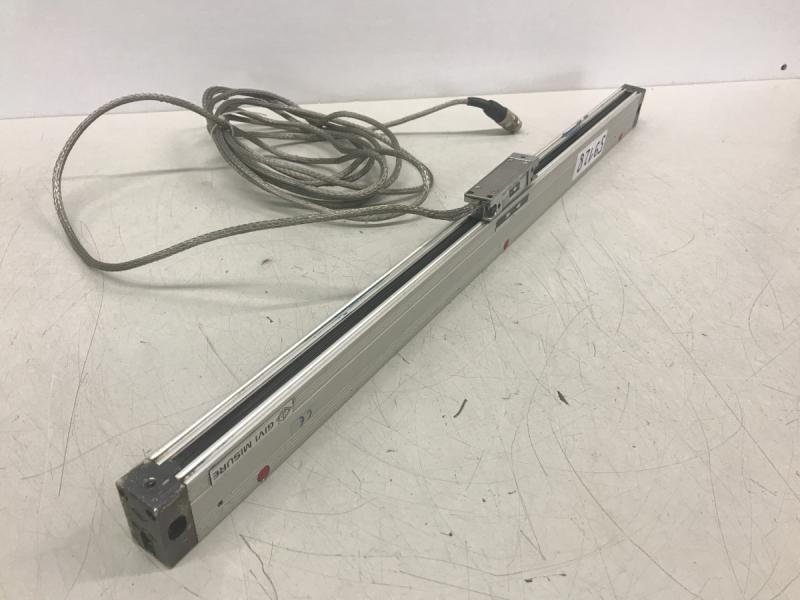 Glasmaßstab, inkrementales Längenmesssystem, Linear Scale, Linear Encoder, Maßstab mit Glaslineal für Positionsanzeige
