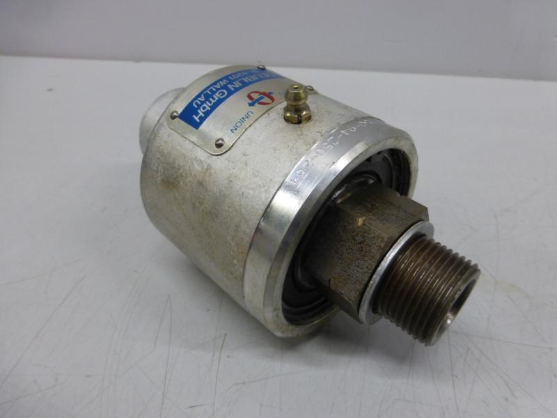 Drehdurchführung, Rotorgetragene Einkanal Rotationsdurchführung für Druckluft