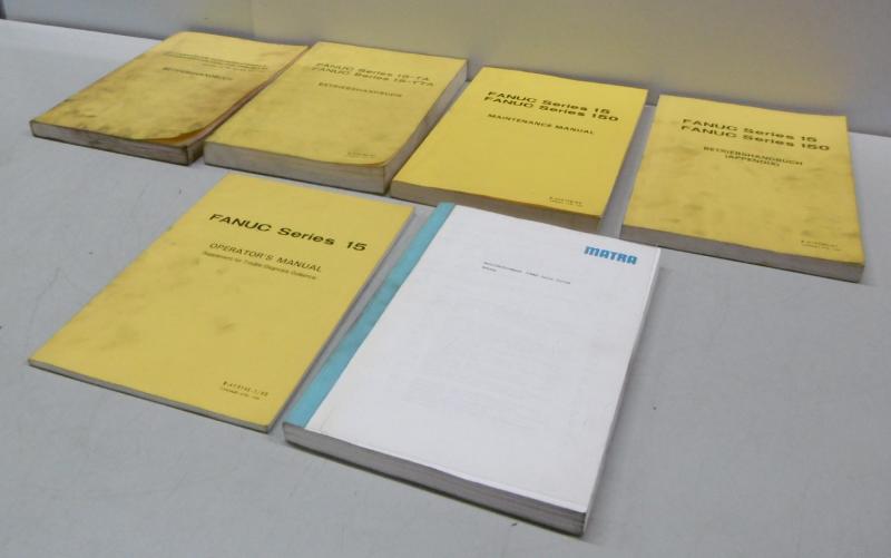 Handbuch Satz, Betriebsanleitung, Bedienungsanleitung, Maintenance Manual,  Operators Manual Fanuc Series 15 / 150 für Drehmaschine, Drehbank, Lathe
