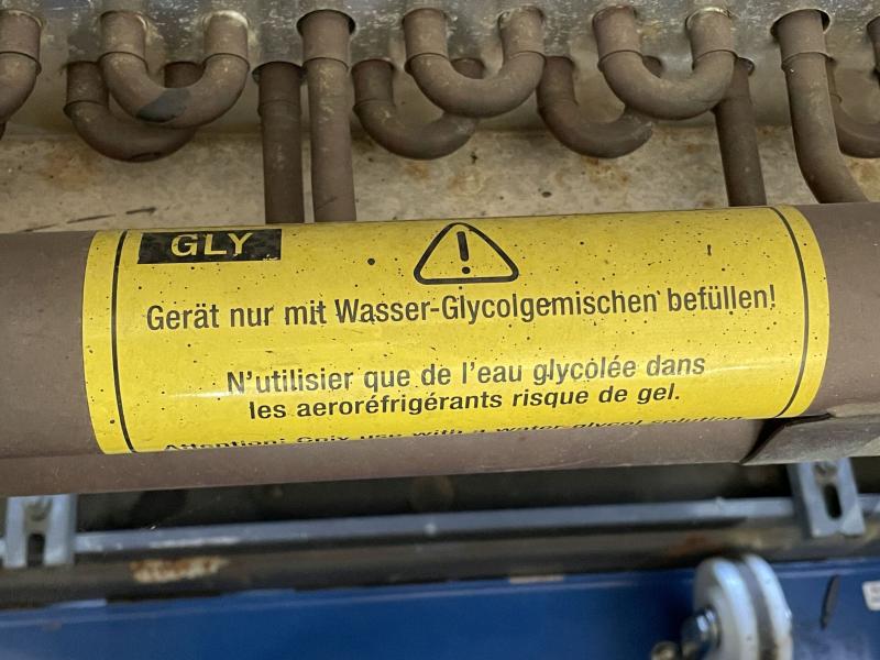 Trockenrückkühler - Flüssigkeits Rückkühler für Wasser-Glycolgemische, mit Axialgebläse