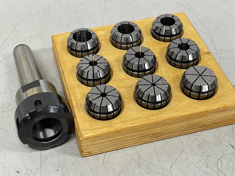 Spannzangenfutter MK3, Spannzangensatz mit Spannzangeaufnahme ER32