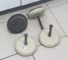 4 Stück Maschinenfüße, Schwingelemente