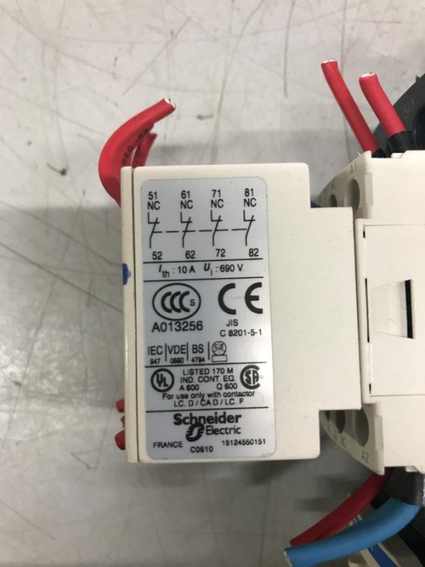 Leistungsschütz, Lastschütz, Luftschütz, Schütz, Leistungsschalter, Motorschütz mit Motorschutzrelais 16 - 24 A