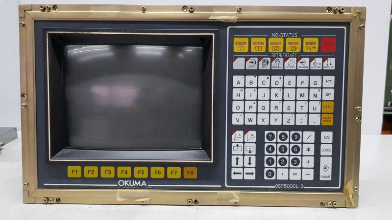 Bedienpanel, Bildschirmeinheit für OKUMA OPUS 5000 CNC Steuerung, stammt aus OKUMA LB 10