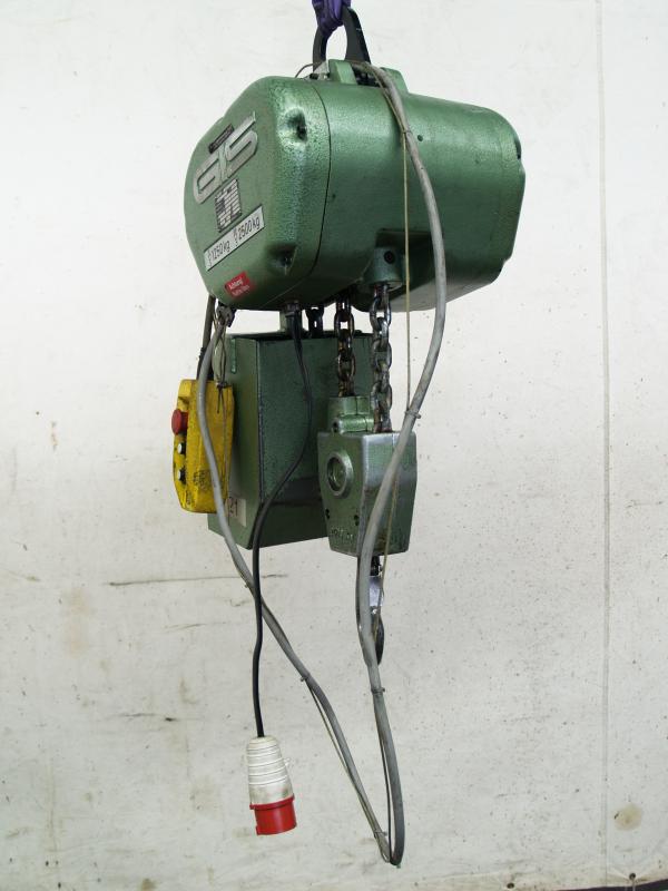 E-Kettenzug, Elektro Hubwerk, Kran 2500 kg