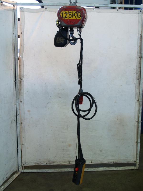 E-Kettenzug, Elektro Hubwerk, Kran 125 kg