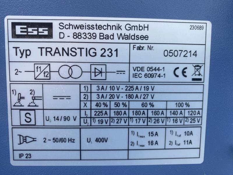 WIG und Elektro DC Inverter Schweißgerät