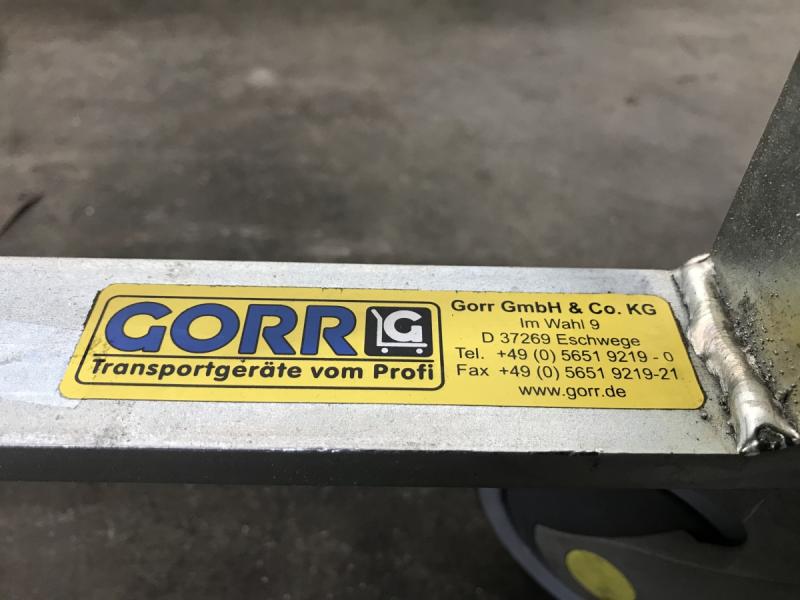 Palettenroller, Bodenroller, Rahmenwagen, Transportwagen GORR für Halbpaletten 80 x 60 cm