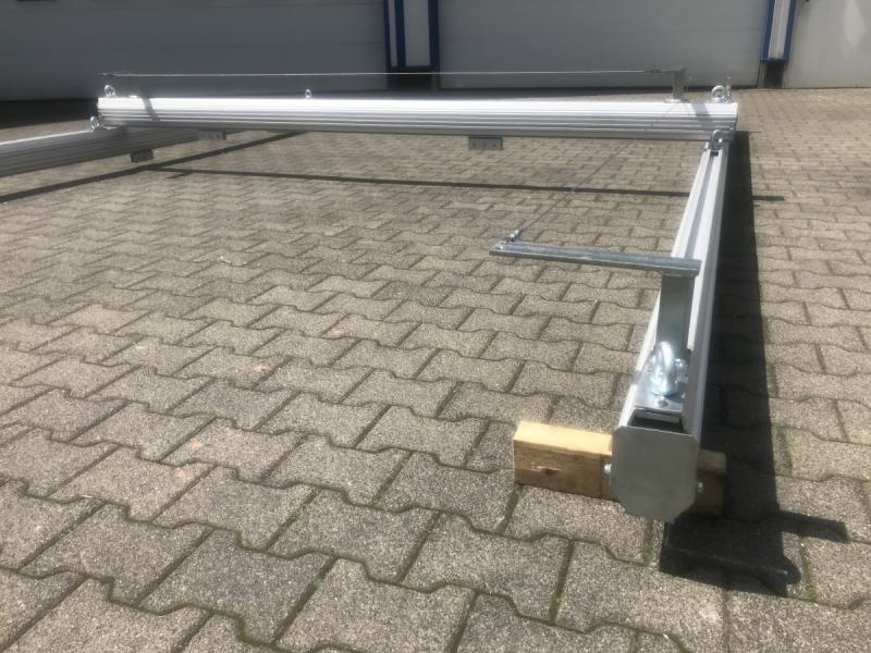 Hängekranbahn Krananlage, ALU Leichtkransystem,, Zweischienen-Hängebahn mit Einschienen Kranbrücke