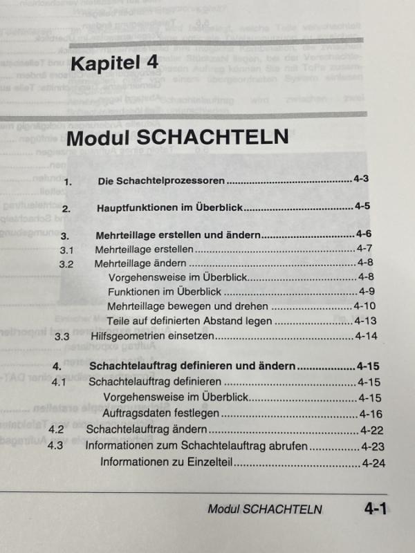 Programmieranleitung, Handbuch für CNC Stanz Nibbelmaschine