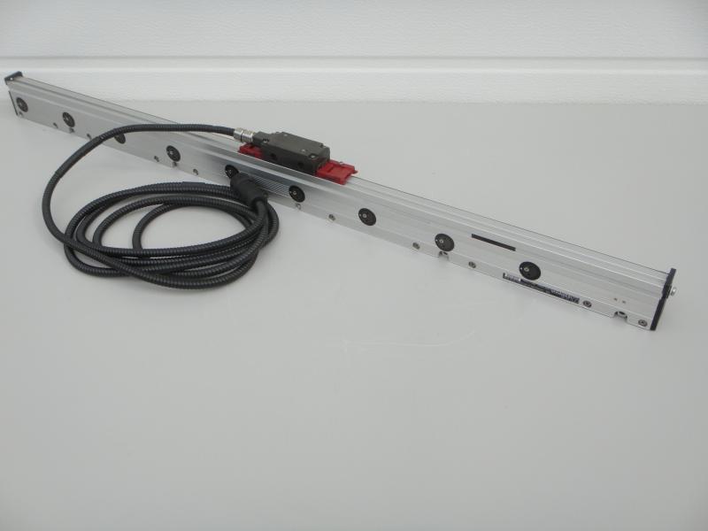 Glasmaßstab, inkrementales Längenmesssystem, Linear Scale, Maßstab mit Glaslineal für Positionsanzeige