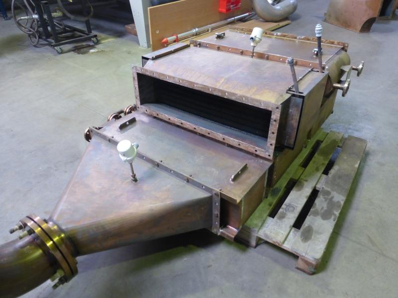 Edelstahl Wärmetauscher, Luft-Wasser, Luft Oel Waermetauscher, 4 Stück vorhanden