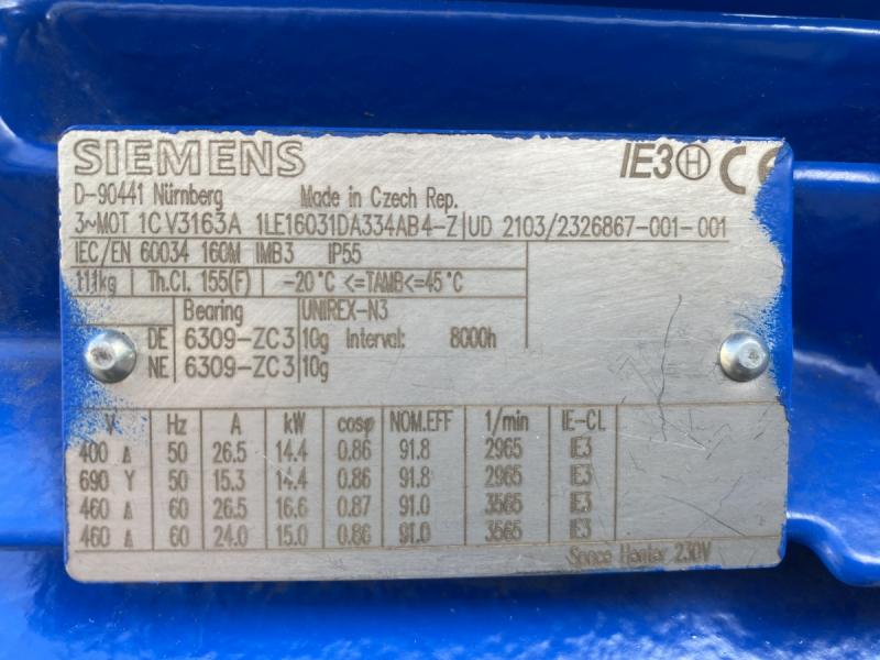 Drehstrom Elektromotor 14,4 kW Drehstrommotor Kraftstrommotor, E-Motor, Käfigläufer, Asynchronmotor