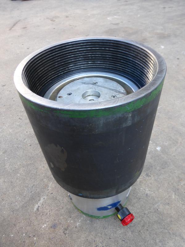 Einfachwirkender Leichtmetallzylinder mit Federrückzug, Hydraulikstempel, Hydraulikzylinder, Lukaszylinder, Maschinenheber