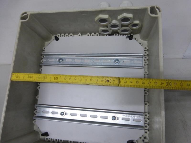 Verteilerkasten mit Klarsichtabdeckung, Leergehäuse Schaltkasten, Klemmkasten, Sicherungskasten, Schaltschrank