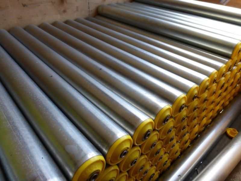 Tragrolle, Normrolle Stahl verzinkt Ø 50 x 700 mm