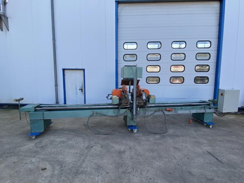 NC Doppelgehrungssäge mit 2 Sägeaggregaten für ALU, Buntmetalle und Kunsstoffe - DEFEKT