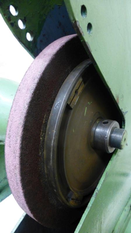 Doppelseitiger Schleif- und Polierbock für Scheiben Ø 800 mm