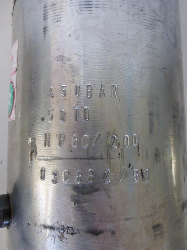 Einfachwirkender Leichtmetallzylinder mit Federrückzug, Hydraulikstempel, Hydraulikzylinder, Lukaszylinder, Maschinenheber