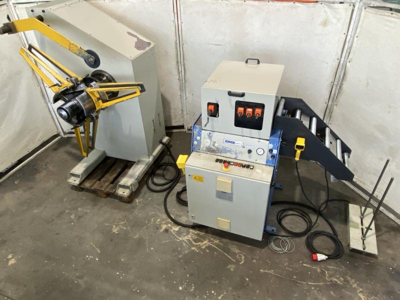 Haspel und Richtmaschine, Bandanlage für Coilverarbeitung