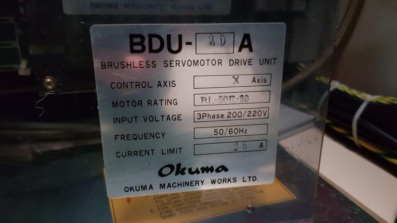 Bürstenloser Servoantrieb, Brushless Servomotor Drive Unit, Motion Control aus OKUMA LB 10