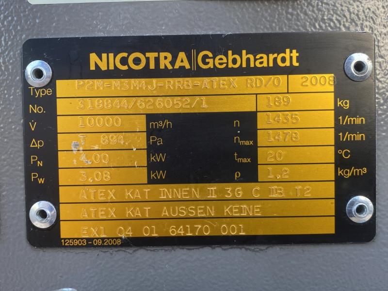 Radialventilator 10.000 m³/h