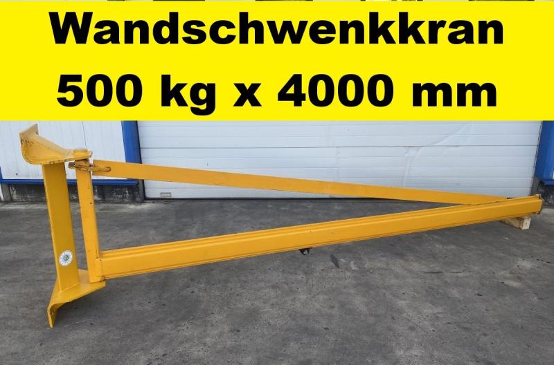 Wandschwenkkran 500 kg x 4000 mm