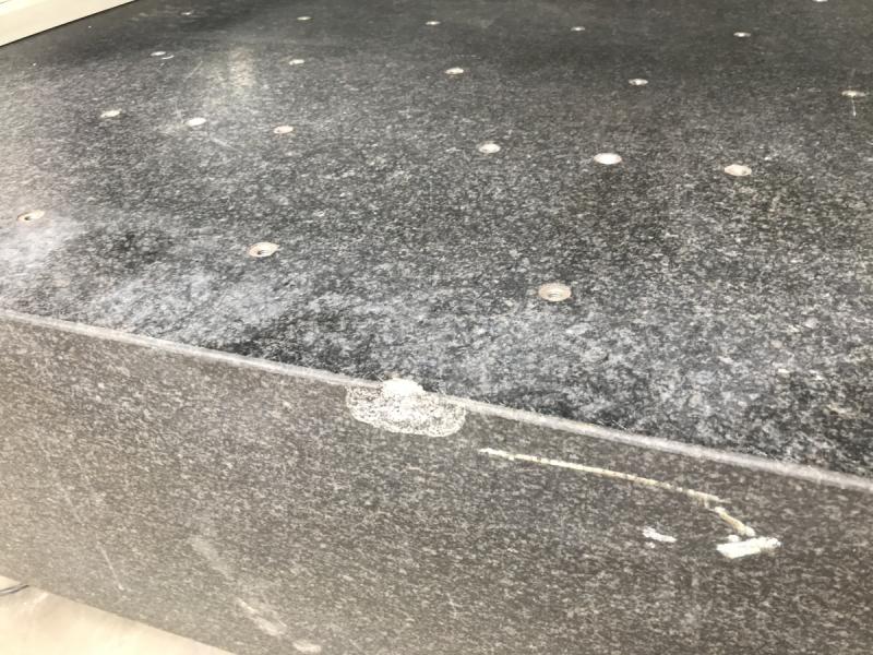 Granit-Messplatte, Granitmessplatte, Messtisch, 3-D Koordinaten-Messmaschine "ohne Funktion"