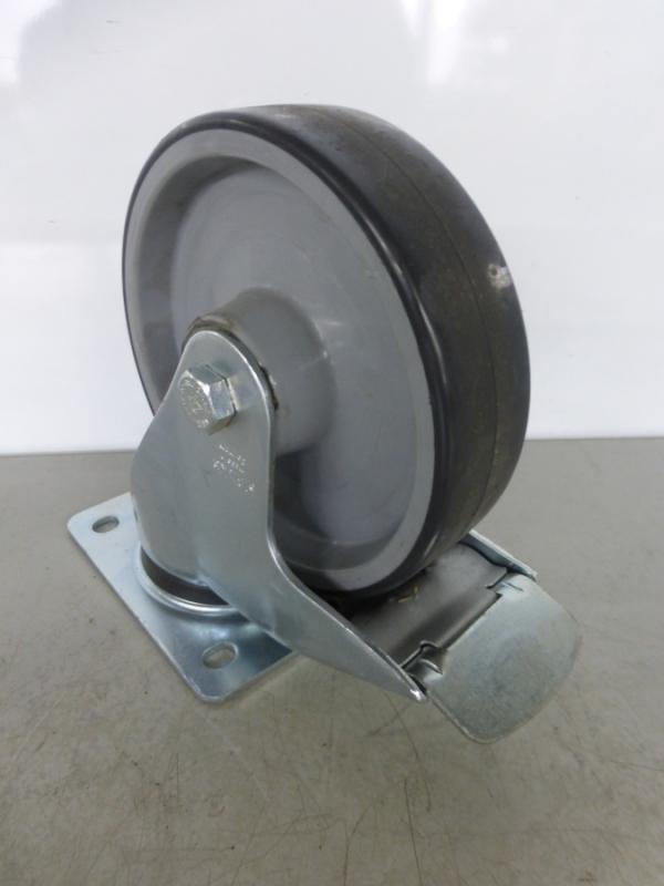 4 Stück Bockrollen, Lenkrollen mit Feststeller, lenkbare Schwerlastrolle für Transportroller