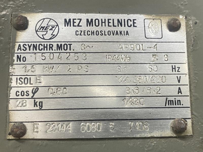 Drehstrom Elektromotor 1,5 kW Drehstrommotor Kraftstrommotor, E-Motor, Käfigläufer, Asynchronmotor