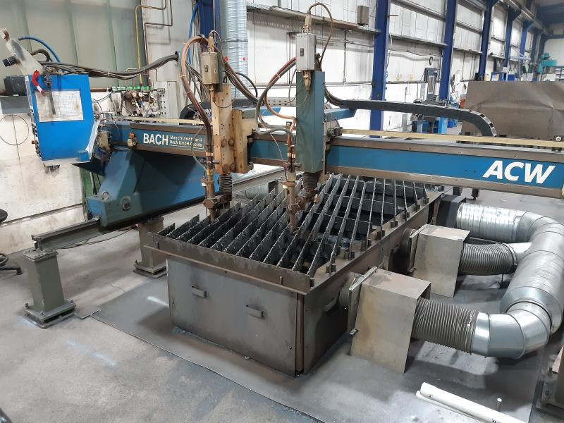 CNC Brennschneidanlage, Brennschneidmaschine 2500 x 6000 mm, mit Steuerung NBS 400