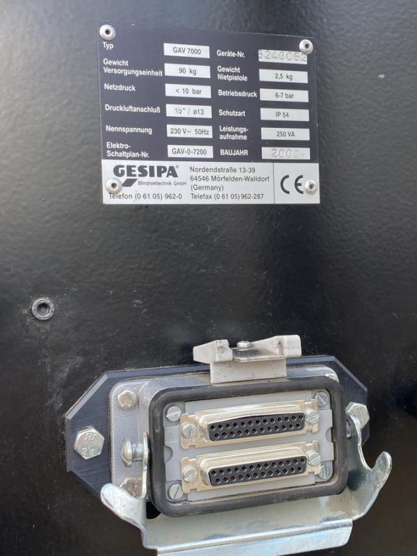 Vollautomatische Blindnietmaschine, Nietautomat Blindnietautomat, Nietgerät mit Zuführanlage