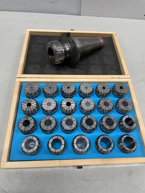Spannzangenfutter SK50, Spannzangensatz mit Spannzangeaufnahme ER40