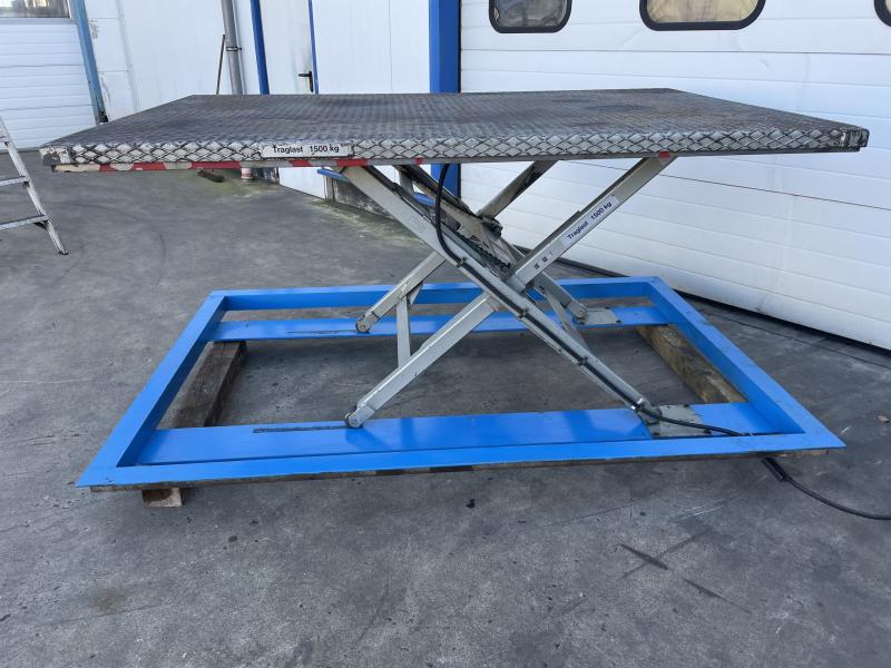 Hydr. Flachform-Scherenhubtisch bis 1000 kg  (ohne Hydraulikaggregat)