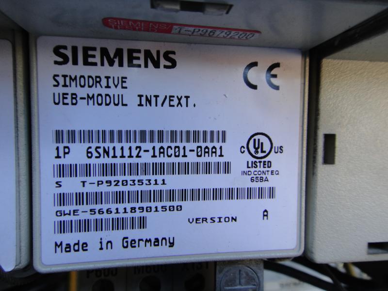 Antriebsmodul / Überwachungsmodul UEB- Modul Simodrive 611