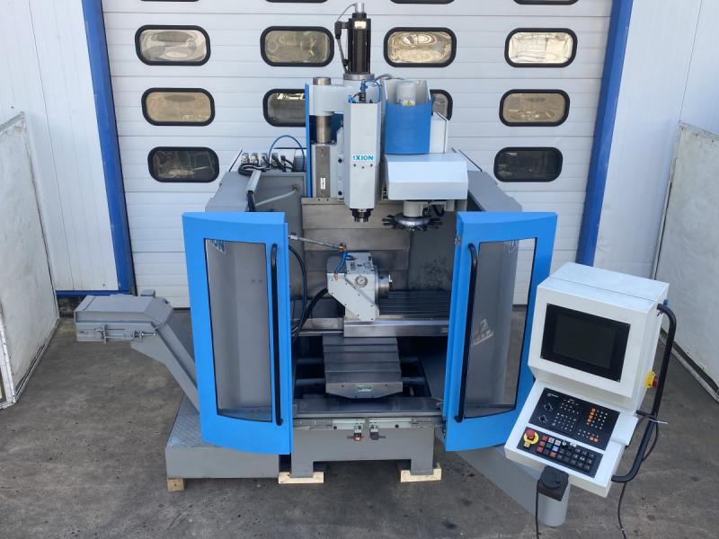 4-Achsen CNC Bohr- und Fräsmaschine, Überholt in 2020 mit Teilapparat als Rundachse