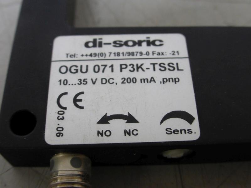 Sensor, Gabel-Lichtschranke, optischer Gabelschalter wie Initiator