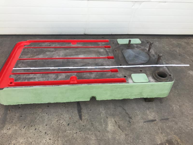 Aufspannplatte mit T-Nuten aus Stahlguß-Grauguß, Grundplatte von Radialbohrmaschine