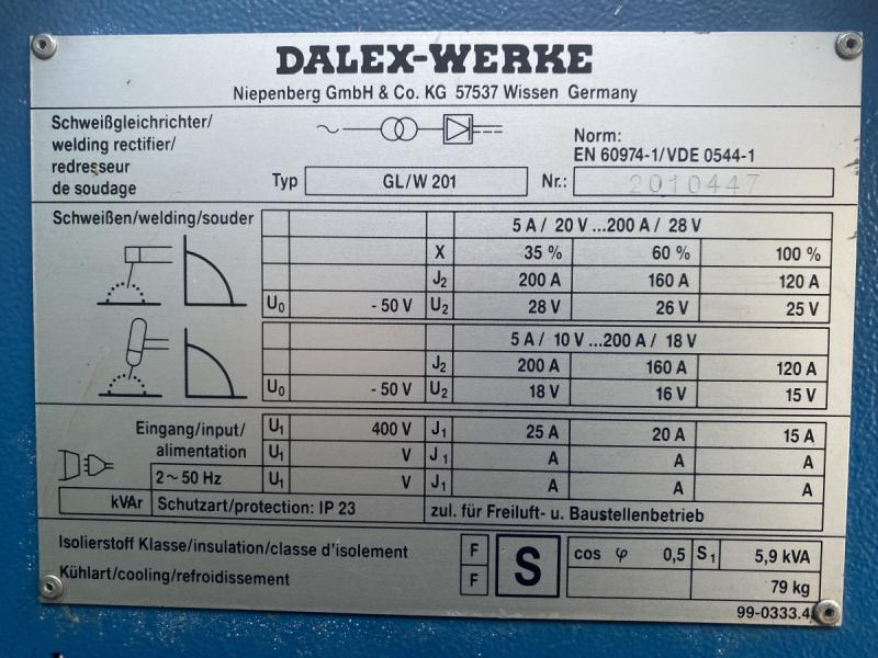 WIG und Elektro DC Schweißgerät