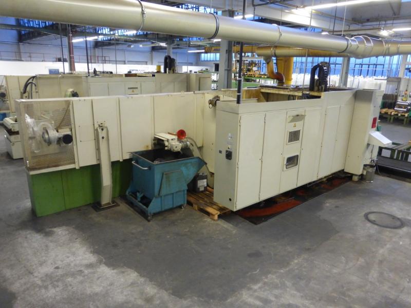 Horizontal Bearbeitungszentrum mit Palettenwechsler Horizontal Bearbeitungszentrum mit Palettenwechsler