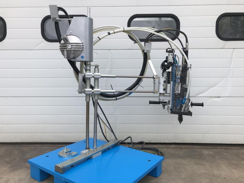 Elektro Dual-Schraubereinheit mit automatischem Vorschub pneumatik Doppelhub, an Handlinggerät