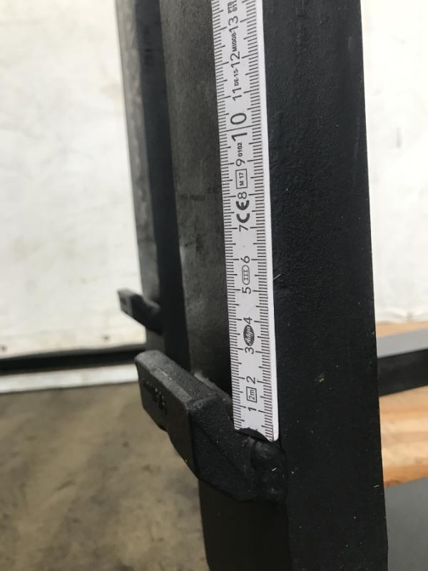 Gabelstaplergabeln, Gabelzinken, Staplerzinken mit Antirutschbeschichtung